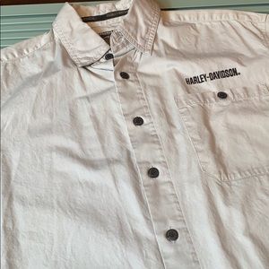Harley Davidson button down shirt